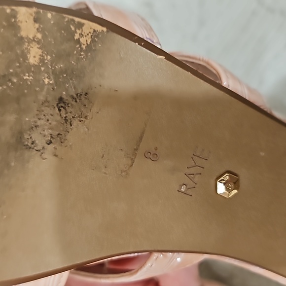 Pink RAYE Drive the Label Heels. Size 8 - Picture 6 of 8